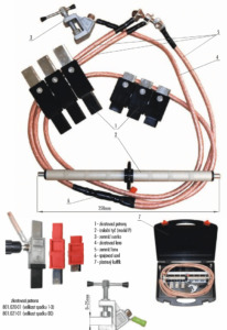 Skratovacej súprava NN 1 kV - pre poistkové vývody | TYP 801.001-P